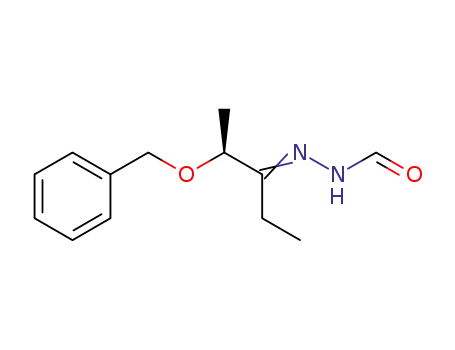 2-[2S-1-ethyl-2-benzyloxypropylidene]hydrazinecarbaldehyde